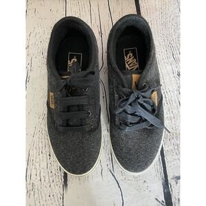 NIB‎ Vans Off The Wall Atwood Deluxe Black Marshmallow Size 1